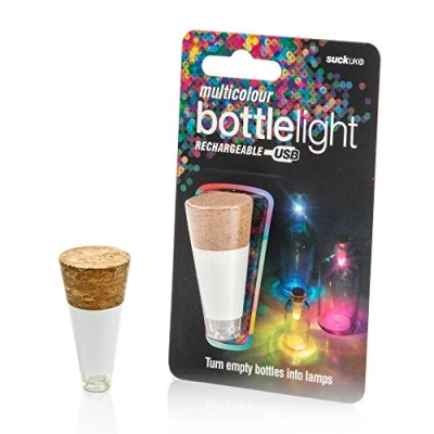 Imagen de SUCK UK Luz para Botellas Recargable Multicolor