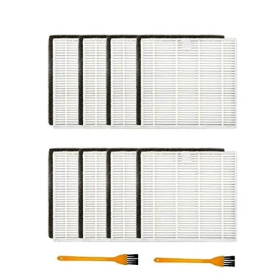 Imagen de Fantisi 8 pares Robot Aspiradoras Reemplazo HEPA Filtros para AMIBOT Animal XL H2O, Aspiradora Accesorios