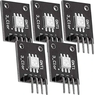 Imagen de AZDelivery 5 x KY 009 Módulo Sensor SMD LED RGB Compatible con Arduino E Book Incluido!
