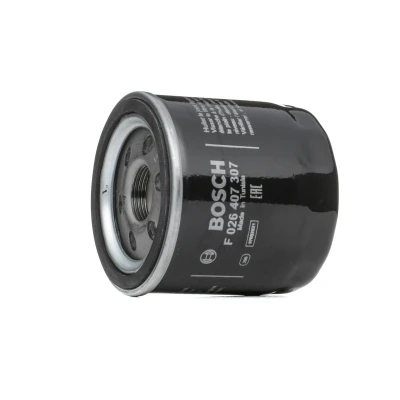 Imagen de BOSCH F 026 407 307 Filtro de aceite M 22 x 1,5 con válvula bloqueo retorno enroscable FORD: Mondeo 5, 5 Kombi, Focus Mk4 Hatchback