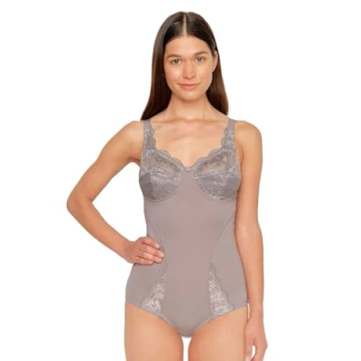 Imagen de Susa Body para mujer sin aros I Serie Latina Moderno con bonito encaje en la copa y el corte de las piernas, inferior forro un agarre óptimo