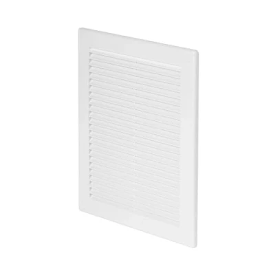 Imagen de Rejilla de ventilación 200 x 250 con Fly Net. Blanco plástico alta calidad (TRU 22)