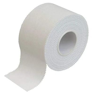 Imagen de BB Sport Cinta Adhesiva Deportiva 3.8cm x 10m Tape Blanco 1/6 / 24 Rollos Borde Serrado 100% Algodón Inelástica Balonmano Fútbol Voleibol Escalada, Cantidad:6