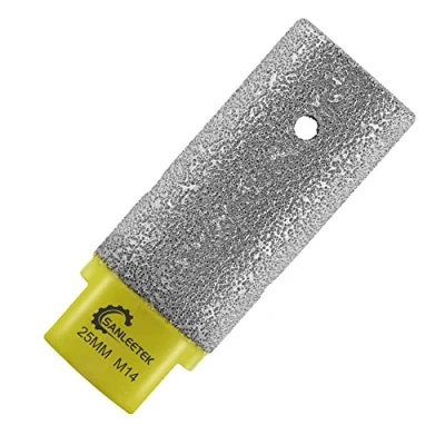 Imagen de Fresa de Diamante 25mm Broca Azulejos para Agrandar y Forma a Agujeros Existentes en Porcelánico Cerámica Mármol Granito Piedra Artificial M14 Rosca SANLEETEK
