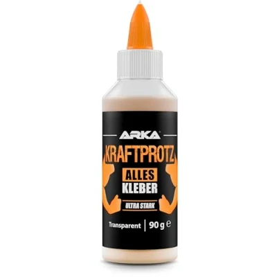 Imagen de Adhesivo multiuso extra fuerte y de secado rápido Transparente KRAFTPROTZ 100 ml / 90 g Ideal Para el hogar, hobby taller pegar madera, papel, plástico, metal, textiles