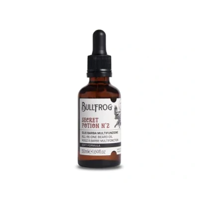 Imagen de Bullfrog Aceite de barba 50ml todo en uno poción secreta N.2
