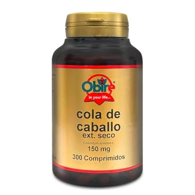 Imagen de Obire Cola de Caballo 150 miligramos Efecto diurético Minerales Potasio y Silicio 300 comprimidos