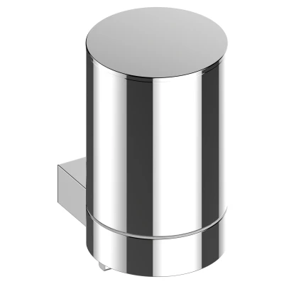 Imagen de KEUCO dispensador de loción Metal Cromado, Contenido rellenable Aprox. 180 ml, jabón para baño y Aseo Invitados, Montaje en Pared, Colección Plan