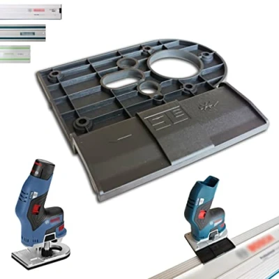 Imagen de Adaptador de guía profesional para Bosch GKF 12V 8 Makita/Bosch/Festool, fresadora cantos