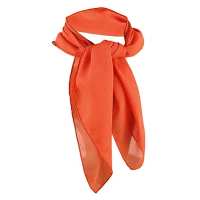 Imagen de TigerTie nicki paño de gasa naranja tamaño 50 cm x pañuelo bufanda
