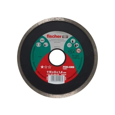 Imagen de fischer disco de corte FCD CES 115x1,6x22,23, diamante, cerrado, Pack 1 ud.
