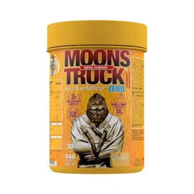 Imagen de ZOOMAD LABS Moonstruck II ZERO, Polvos Pre Entreno sin cafeina, Suplemente para Deportistas, Training, Workout en Polvo, Cafeína, Citrulina 510g (Devil Cherry)