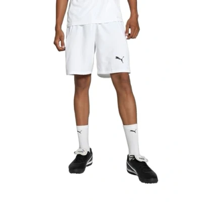 Imagen de puma Teamfinal Shorts, Pantalón corto Unisex adulto, White Black feather Gray, XL