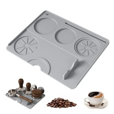 Imagen de xyuayamz Almohadilla Prensador Cafe, Tamper Mat café, Prensa de Cafe Silicona, Alfombrilla Protectora para Utensilios Café Familias,Bares, Cocinas,Cafeterías