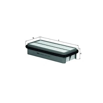 Imagen de MAHLE ORIGINAL LX 923 Filtro de aire 52,0 121 249,0 Cartucho filtrante TOYOTA: Paseo Coupé, Starlet V Hatchback