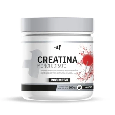 Imagen de MM Supplements Creatina Monohidrato 200 Mesh 300 g Aumenta la Fuerza y Masa Muscular Mejora el Rendimiento Físico Reduce Fatiga Sabor Lollipop