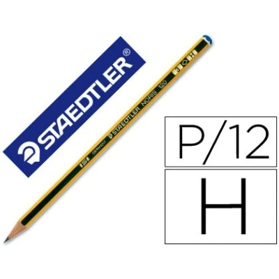 Imagen de Staedtler Lapices de grafito noris n.3 h unidad (12 unidades)