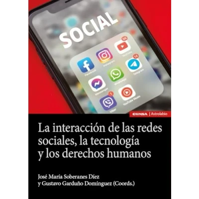 Imagen de la interacción de las redes sociales, tecnología y los derechos humanos (Astrolabio Derecho)