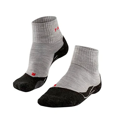 Imagen de FALKE TK2 Explore Short W SSO lana hilo funcional anti ampollas gruesa 1 par, Calcetines para senderismo Mujer, Gris (Light Grey 3403), 41 42
