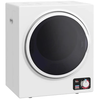 Imagen de HOMCOM Secador Eléctrico Portátil 850W, Capacidad 33L con 4 modos de funcionamiento, acero inoxidable, Dim. 49 x 40,5 D 60 cm