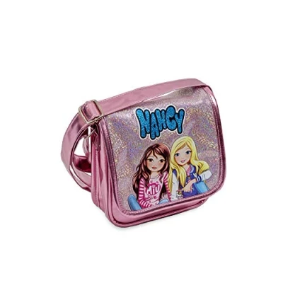 Imagen de Nancy Famosa BTS Bolso Bandolera con Materiales Premium para niños y niñas a Partir de 3 años (700016021), Rosa