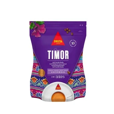 Imagen de Delta Cafés Origen Timor Café Molido Equilibrado y Exótico con Notas de Chocolate Especias Dulces 220 g