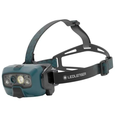 Imagen de Ledlenser HF8R Signature Linterna frontal recargable, 2000 lm, hasta 90 horas de funcionamiento, 8 modos incluyendo luz LED roja, verde, azul, enfoque ajustable, impermeable, faro para camping,