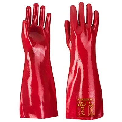 Imagen de Portwest Guante De Pvc, Tamaño: XL, Color: Rojo, A445RERXL