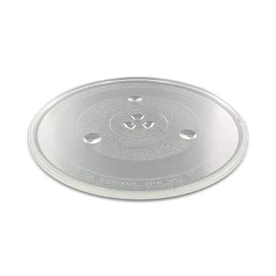 Imagen de DEKAROX Plato giratorio de cristal para microondas, 315 mm diámetro, redondo, con 3 pies, universal, microondas