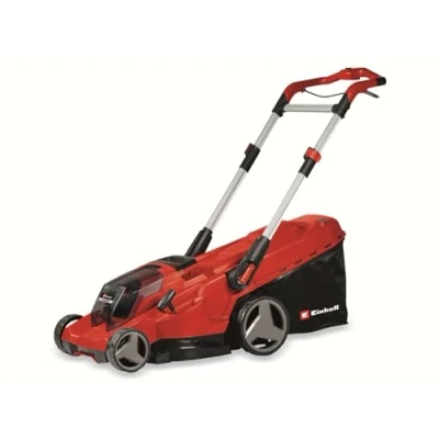 Imagen de Einhell Cortacésped a batería RASARRO 36/42 Kit Power X Change (36 V, 42 cm ancho de corte, hasta 550 m², Brushless, función mulching, 50L bolsa recolectora, con 2x 4,0 Ah baterías y cargador)