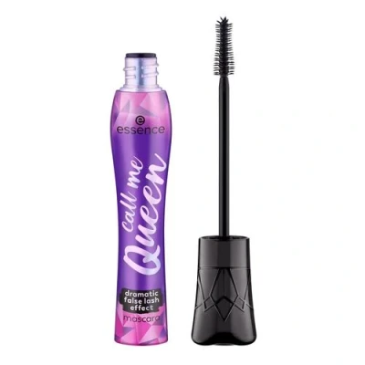 Imagen de Essence Esence Call Me Queen Dramatic lash Effect Mascara Máscara de pestañas negra vegana para definir y dar volumen, 11,5 ml