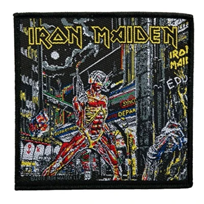 Imagen de Parche de tela con diseño Iron Maiden Somewhere in Time, licencia oficial