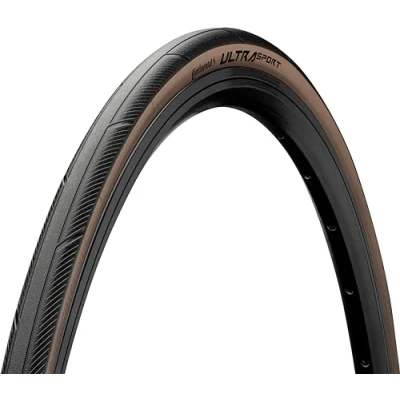 Imagen de Continental Ultra Sport III Tire, Unisex Adult, Black/Brown, 28&quot;, 700 x 28C