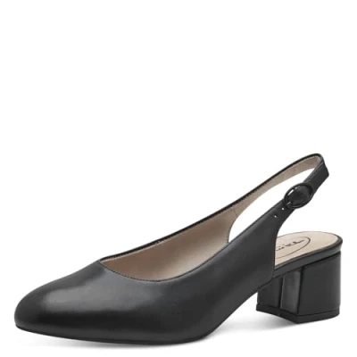 Imagen de Tamaris 8 89500 42, Bomba Mujer, Nappa Negro, 37 EU Ancho
