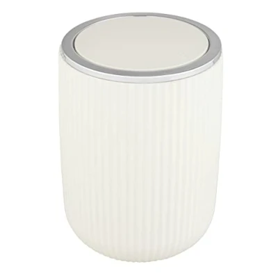 Imagen de Cubo con tapa oscilante Agropoli S, blanco crema