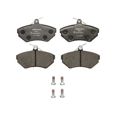 Imagen de DELPHI LP1409 Juego de pastillas freno no preparado para indicador desgaste sin chapa antichirridos con accesorios AUDI: A4 B7 Berlina