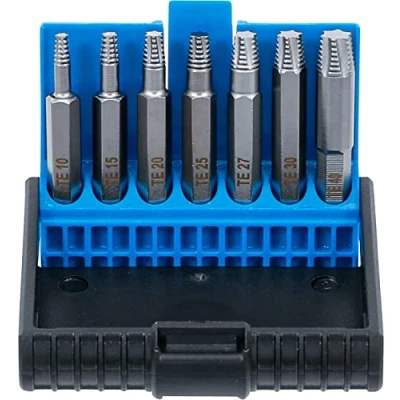 Imagen de BGS 5284 Juego de extractores tornillos para perfil en T (para Torx) defectuoso T10 T40 7 piezas