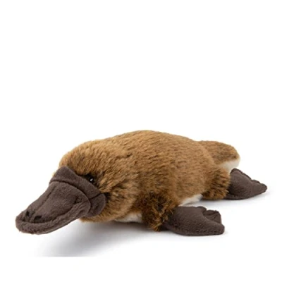 Imagen de WWF Plüsch 01277 Peluche de ornitorrinco, diseño Realista, Aprox. 22 cm Alto, maravillosamente Suave y Acogedor, se Puede Lavar a Mano