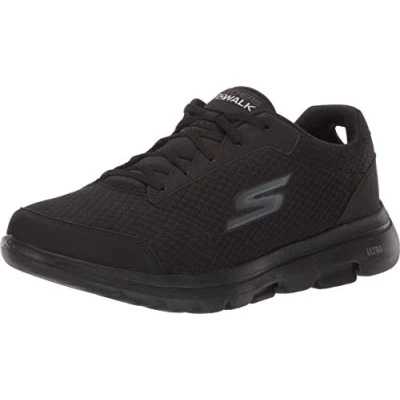 Imagen de Skechers Go Walk 5 Qualify, Zapatillas Hombre, Negro (BBK Black Textile/Synthetic/Black Trim), 42 EU