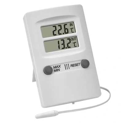Imagen de Termómetro digital mini maxi, MS Schippers, Blanco Adecuado para Ganadería
