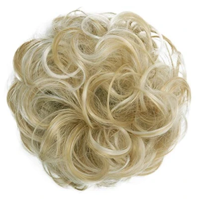 Imagen de CAISHA Liga Para El Cabello Pedazo De Voluminoso Updo Postizo Sintético Mezcla Rubios G30A