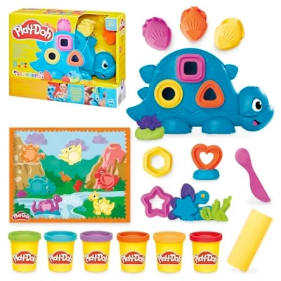 Imagen de Play Doh Starters, Juguete Dinosaurio Formas y Colores