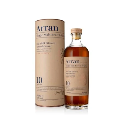 Imagen de Arran Malt 10 Years Old Single Scotch Whisky 46% Vol. 0,7l in Giftbox
