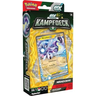 Imagen de Pokémon Juego de Cartas coleccionables: baraja Batalla Miraidon ex (baraja instantánea con 60 Cartas)