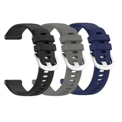 Imagen de Waekethy Correas para Garmin Vivoactive 5/Garmin Active 5, Correa Reloj 20mm Silicona Deporte Pulsera Compatible con Venu/Venu sq/Venu sq2/Venu 2 plus