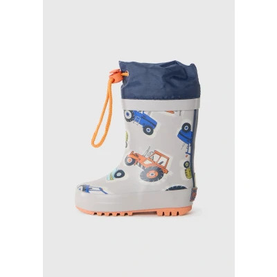 Imagen de Playshoes Regenstiefel, Botas de Lluvia Unisex niños, Tractor, 20 EU