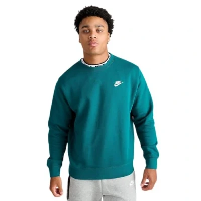 Imagen de Nike BV2662 381 M NSW Club CRW BB Sweatshirt Hombre GEODE Teal/White Tamaño 3XL