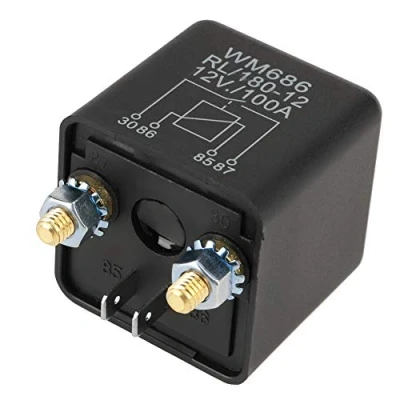 Imagen de Relé de arranque 12V 100A 4 pines Normal Abierto servicio pesado para la batería control ON / OFF 2.95 x 1.69 in