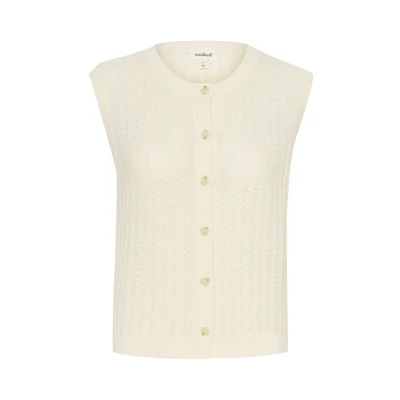 Imagen de Soaked in Luxury Susanna Chaleco, Mujer, Talla: XXL, Whisper white
