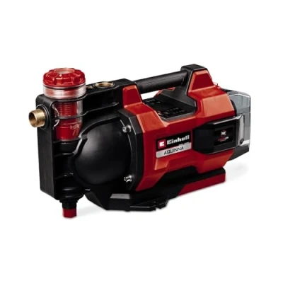 Imagen de Einhell Bomba de jardín automática con batería AQUINNA 36/38 F LED AUTOMATIC Power X Change (36 V, máx. 3800 l/h, altura impulsión 37 m, función automática, ECO/Boost, prefiltro, sin batería)